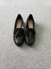 Size 7 Black Brogue Loafers