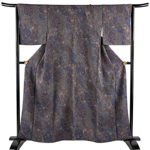 Vintage kimono blue - kimono, m