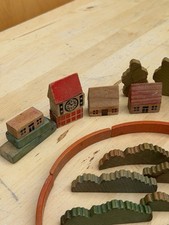 Vintage Wooden Toys Buildings