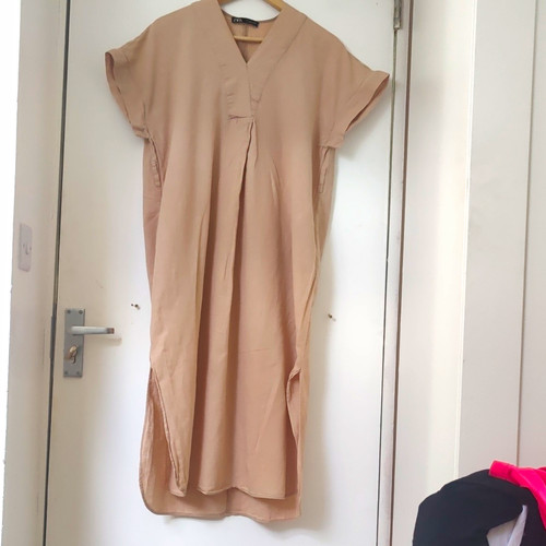 Zara beige linen blend - zara,