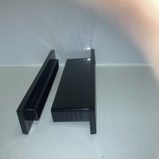 UPVC Black Letter Box Slimline 12” x 2 1/2” Requires Cutting To Size no screws 