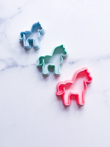 Lucky horse polymer clay - horse,