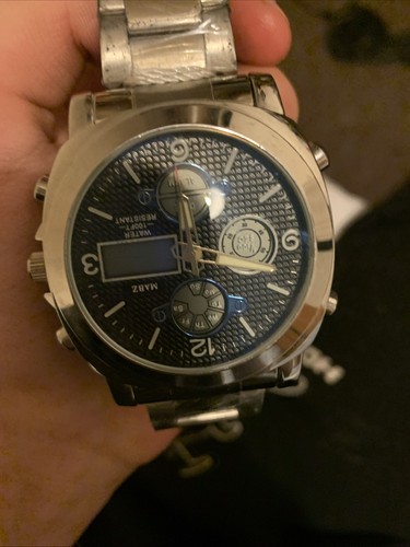 Men digital analog quartz - men's,