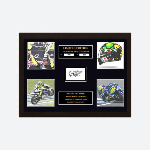 Valentino rossi signed ltd - signed,