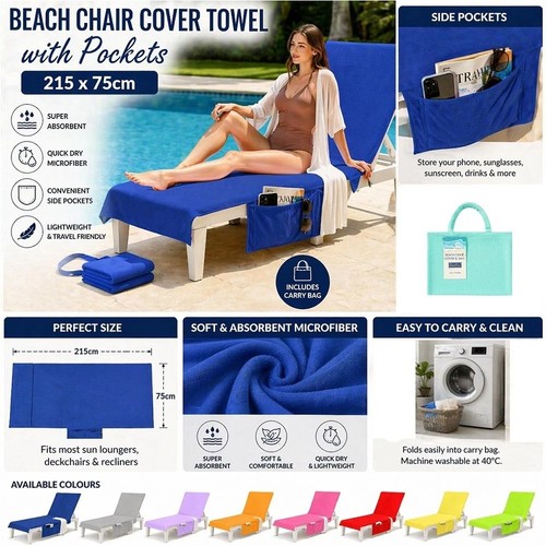 Sun lounger towel with - sun,