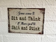 Rustic Bathroom Toilet Butt