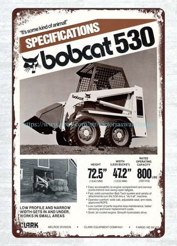 Plaques sale 1977 bobcat 530 - sale,