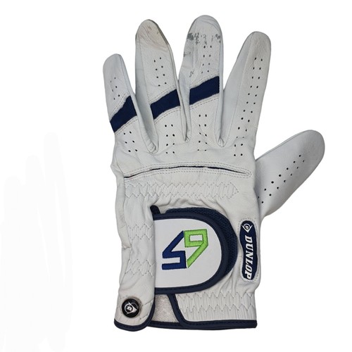Dunlop golf glove white - 65,