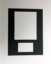 16x12 inch Autograph Mount - 10x8 Photo with Box for Signature - PICK COLOUR