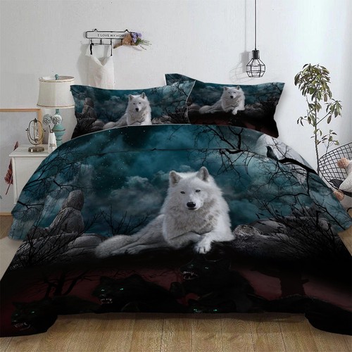 Wolf duvet quilt cover - duvet,