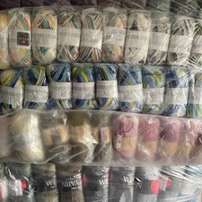 1kg  KNITTING Crochet WOOL / YARN MYSTERY BAG JOBLOT, 1 kg, 1000g DOUBLEKNIT DK