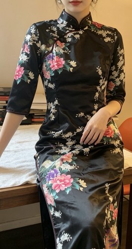 Yunzhijin maxi cheongsam - yunzhijin,