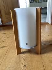 IKEA Porffylit Rocket Table Lamp Scandi Frosted Glass 1990s