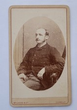CDV OF SEATED VICTORIAN MAN