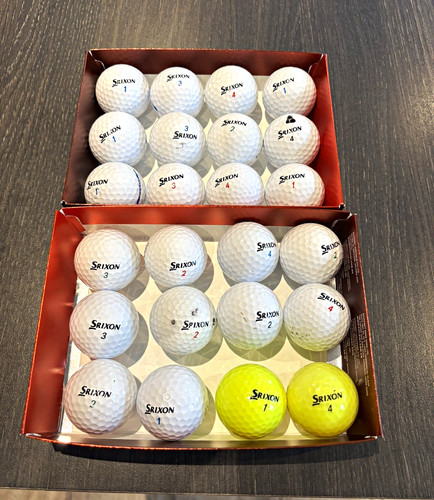 Srixon mixed white yellow - srixon, white/yellow