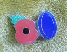 Remembrance Rugby Pin Badge