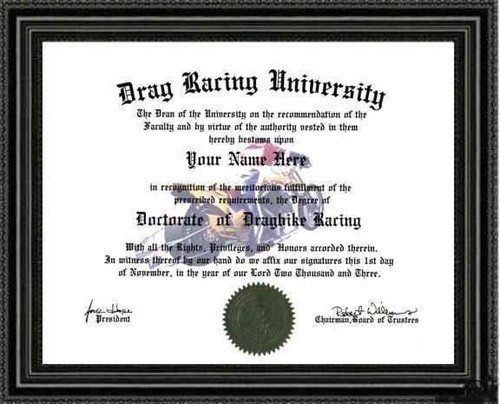 Dragbike lover doctorate - lover's,