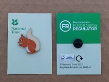 National Trust ALLEN BANK Red Squirrel Charity Pin Badge