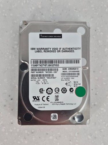 Ibm seagate 1tb sas hdd - sas,