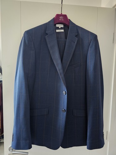 Brand new navy blue - and, orange