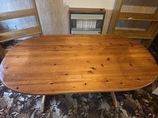 Large SOLID PINE Oval Dining
