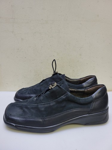 Dorndorf black nubuck - nubuck, leather