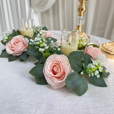 Pink Rose Candle Ring