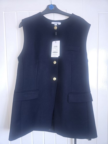 Reiss gabi longline waistcoat - gabi,