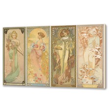 Alphonse Mucha The Four