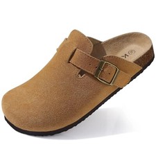 High-Quality Suede-Effect Clog