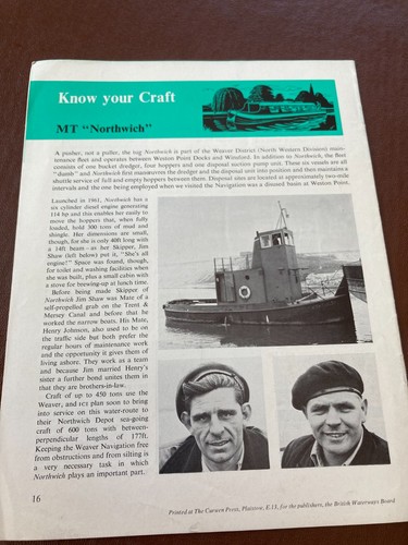 Canal waterway interest 1960s - waterway,