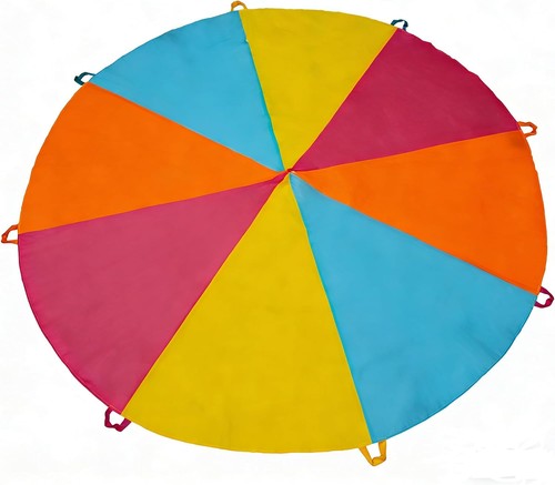 6ft rainbow play parachute - 6ft,