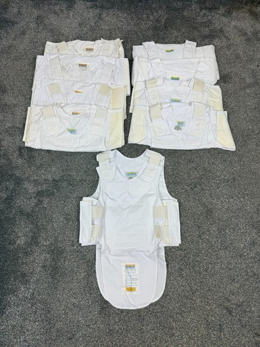 White covert body armour - white,