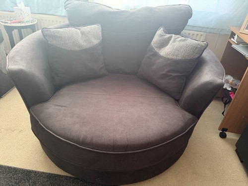 Sofology grey swivel cuddle - grey,