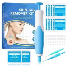 Natural Painless Auto SKIN TAG Removal Kit Skin Tag Micro Bands Remover Device