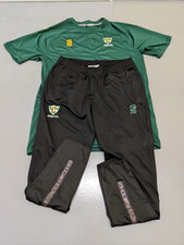 Surridge Green Black Cricket Kit Top and Bottoms Large Vapadri Sportswear