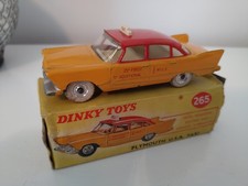 Original Dinky 265 Plymouth Taxi boxed.
