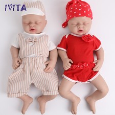 IVITA 20inch Sleeping Girl&Boy