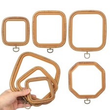 Plastic embroidery frame wood - embroidery,