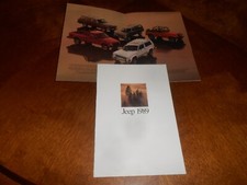 1989 JEEP WRANGLER CHEROKEE WAGONEER COMANCHE PICKUP BROCHURE / '89 CATALOG