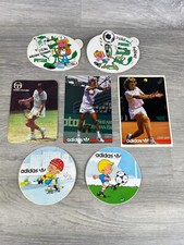 Vintage 1980's Adidas, Puma, Sergio Tacchini Sticker Lot, Stefan Edberg,