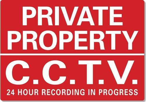 Metal sign private property - metal,