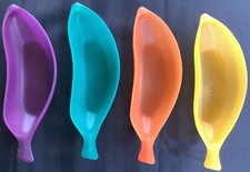 4 Vintage Banana Split Dishes