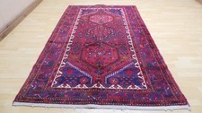 Persain Oriental Carpet Rug Hand Made Wool Vintage 7ft 11" x 4ft 9"