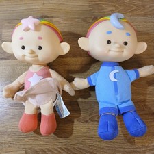 Cloud Babies CBeebies Baba Blue & Baba Pink 7" soft bodies & hard  head dolls 