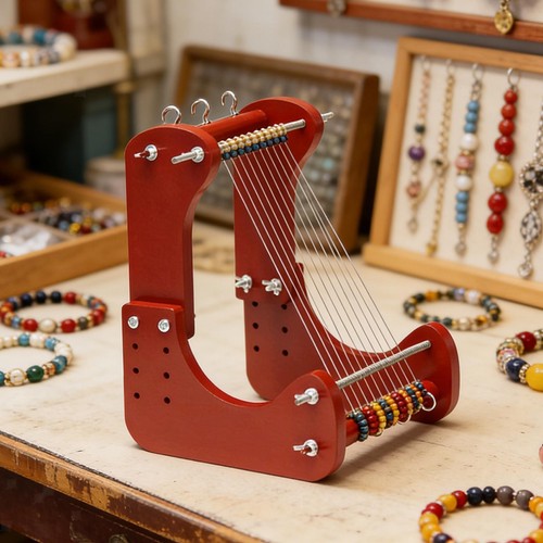 Adjustable table bead - bead, loom