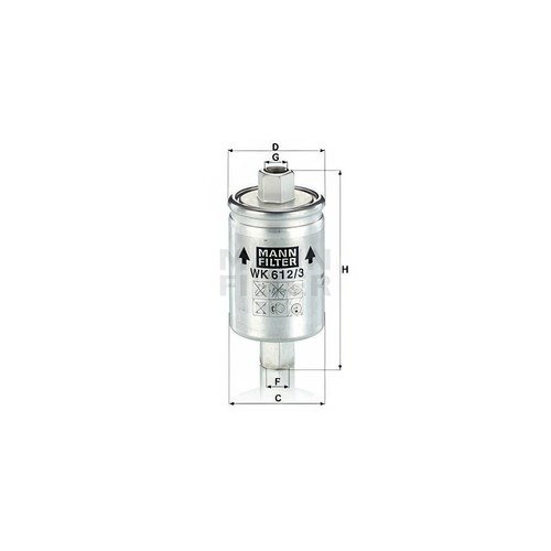 Mann wk612 fuel - fuel, filter