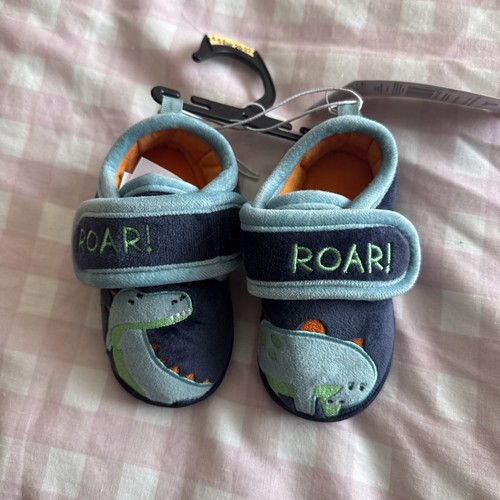 Boys dinosaur slippers size - boys,