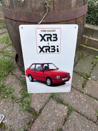 Ford escort xr3i steel sign - xr3i, 12