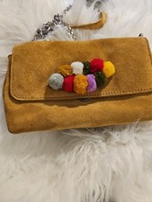 Zara LEATHER CROSSBODY BAG
